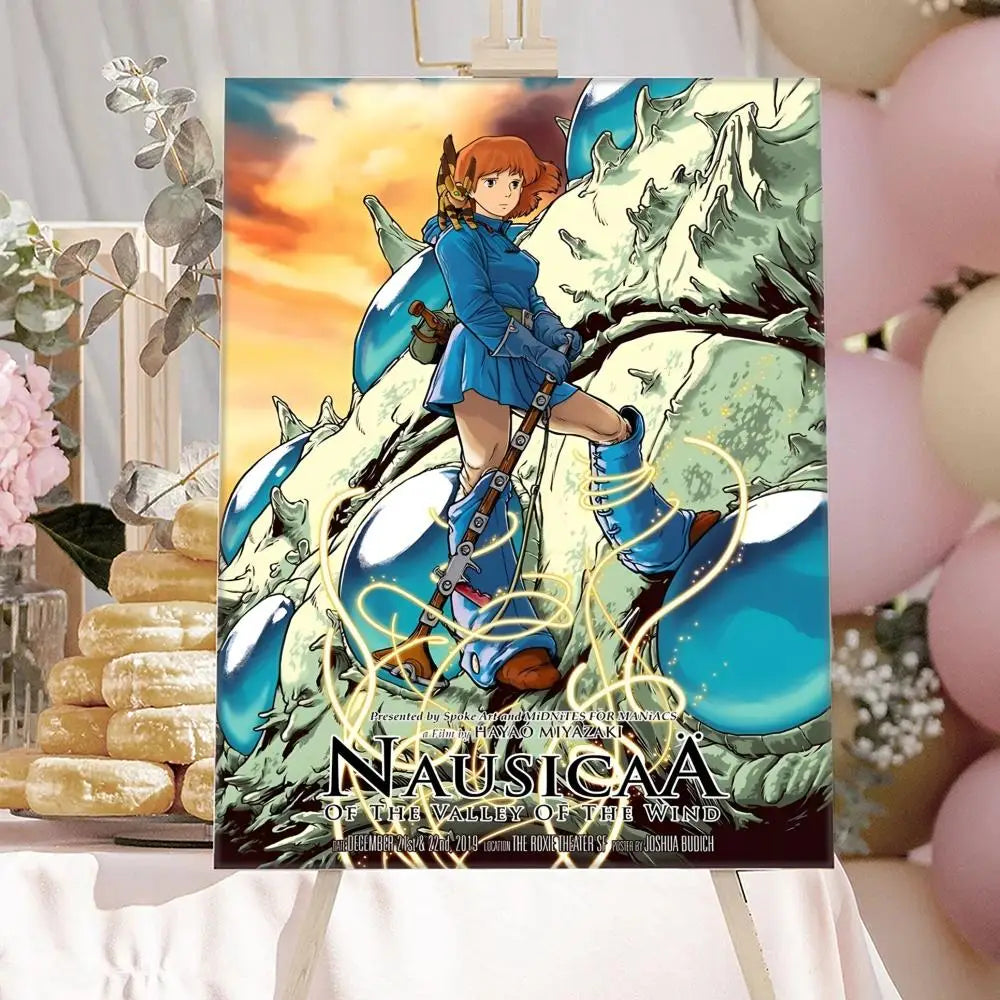 Nausicaä Valley of the Wind Anime Canvas Poster | Wall Art