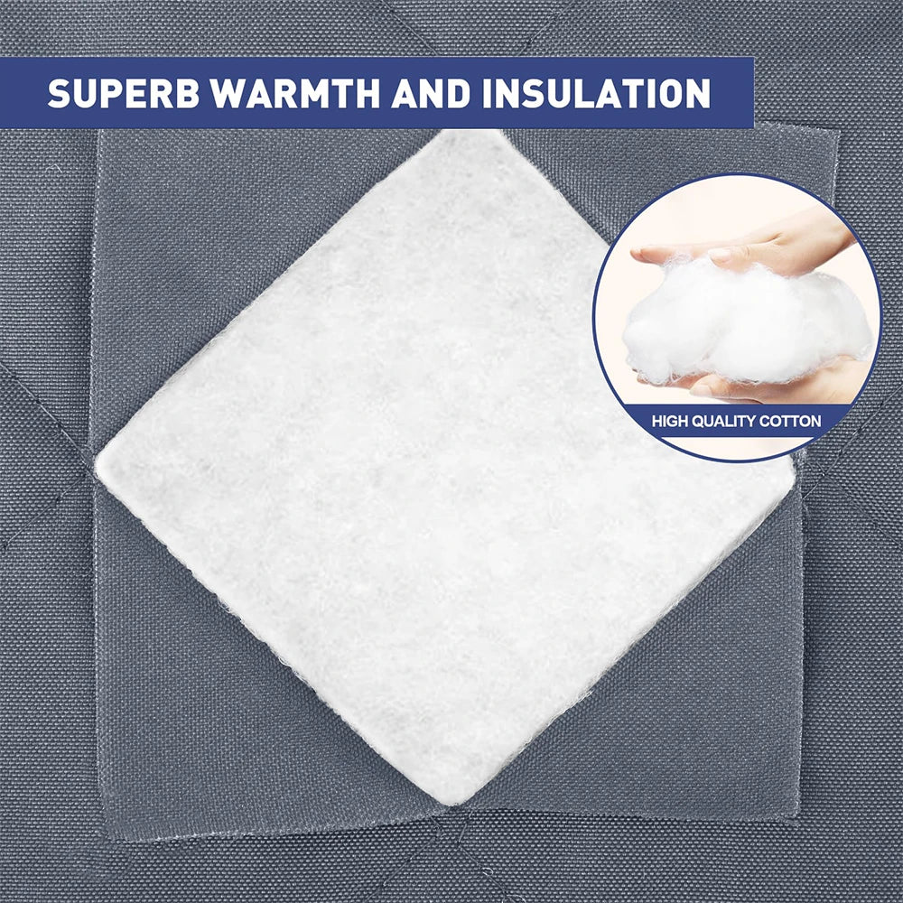Magnetic Thermal Insulated Door Curtain Thickened Cotton Anti-Heat and Cold Summer Winter Curtain For Home Bedroom Doorways Peaceful Pleasures Health and Wellness
