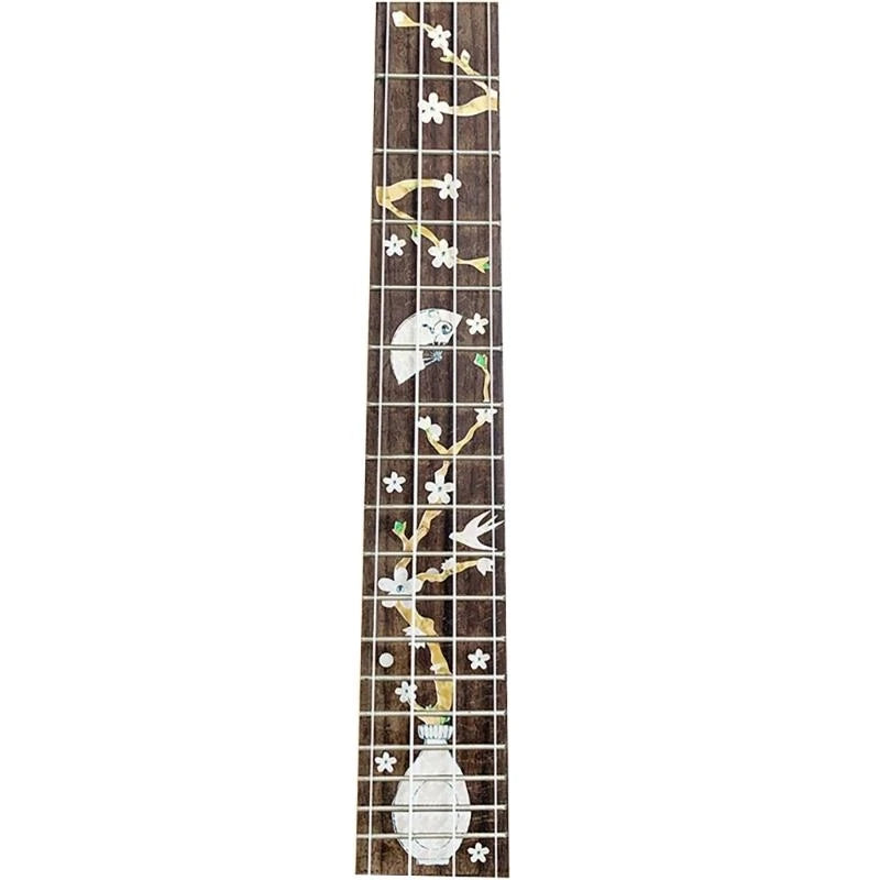 23inch Ukulele Fretboard Note Decal Guitar Inlay Sticker Decoration Ukulele Fretboard Sticker for Guitar Bass Ukulele Peaceful Pleasures Health and Wellness Tree 23 inch