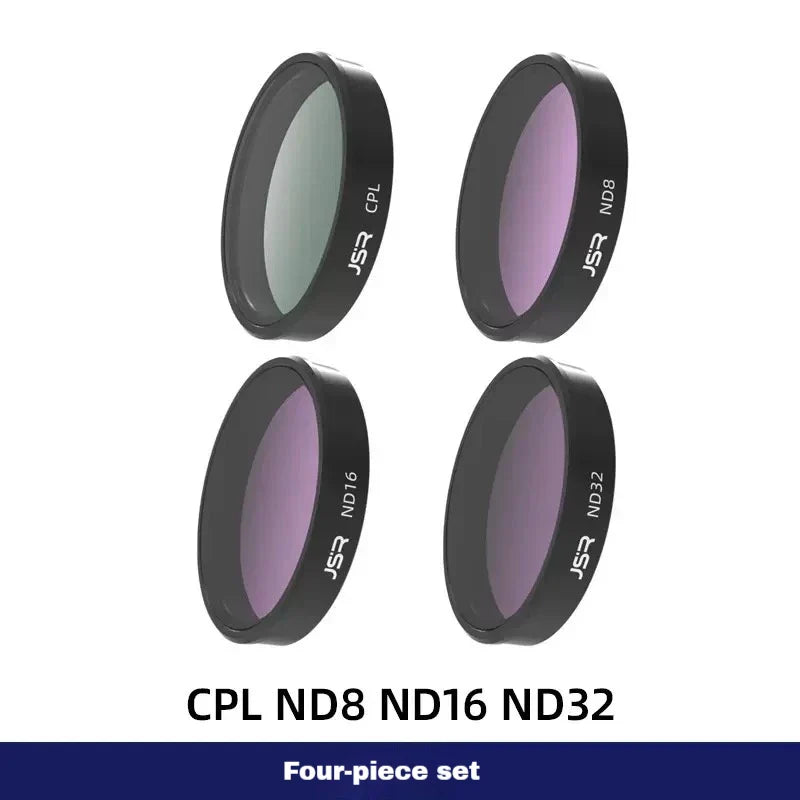 JSR Filters for DJI Osmo Action 5 Pro/4/3 – UV CPL ND Set