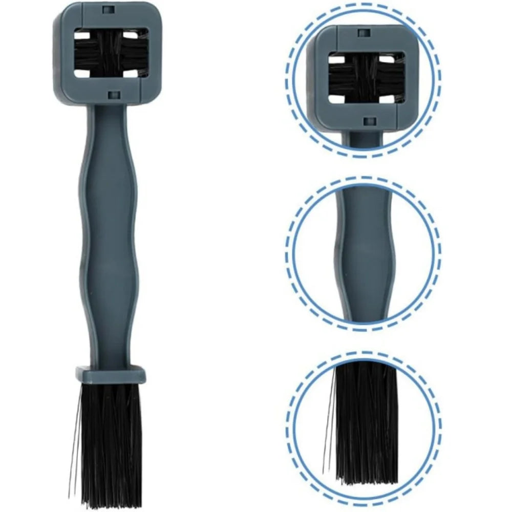 Pro Bike Chain Cleaning Brush - 3-Sided Bicycle Gear Scrubber Tool for MTB, Road & Hybrid - Efficient Drivetrain Maintenance Peaceful Pleasures Health and Wellness