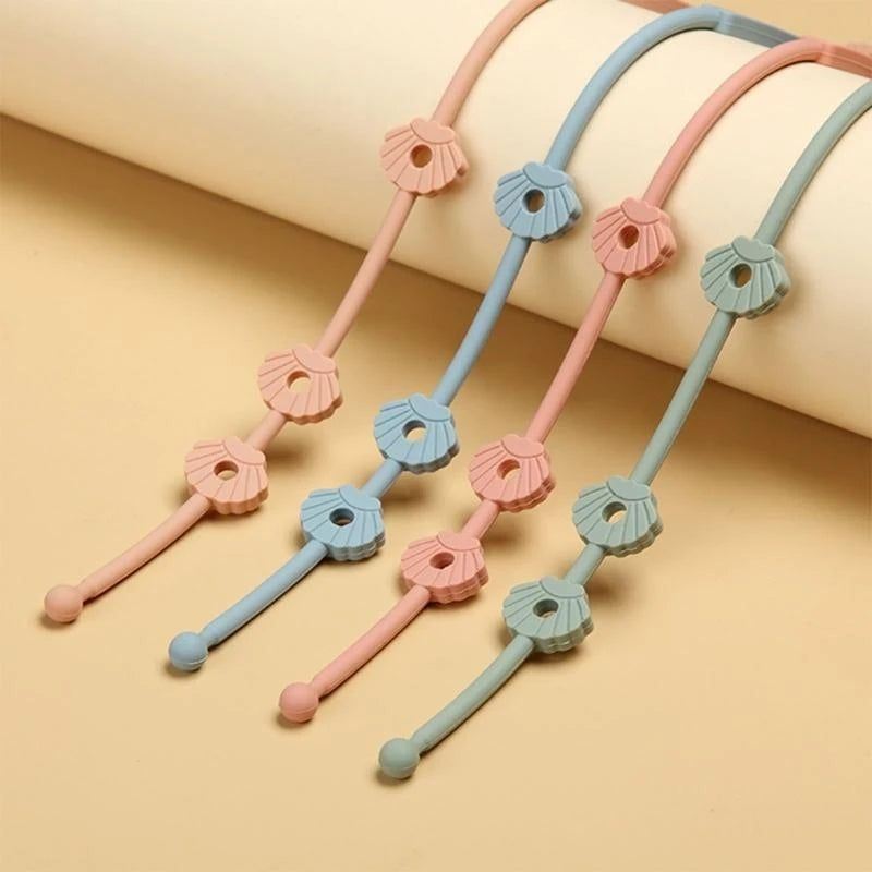 Silicone Baby Pacifier Chain Anti-Drop Holder & Teether