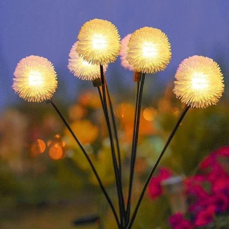 Solar Dandelion Ball Lights – Outdoor Lawn & Garden Decor