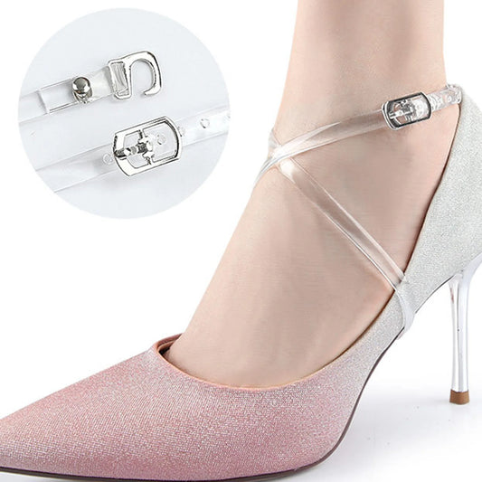 Women Heels Shoes Clear Bands Prevent Heel Drop Invisible Design for Outdoor Shopping And Party Events Peaceful Pleasures Health and Wellness