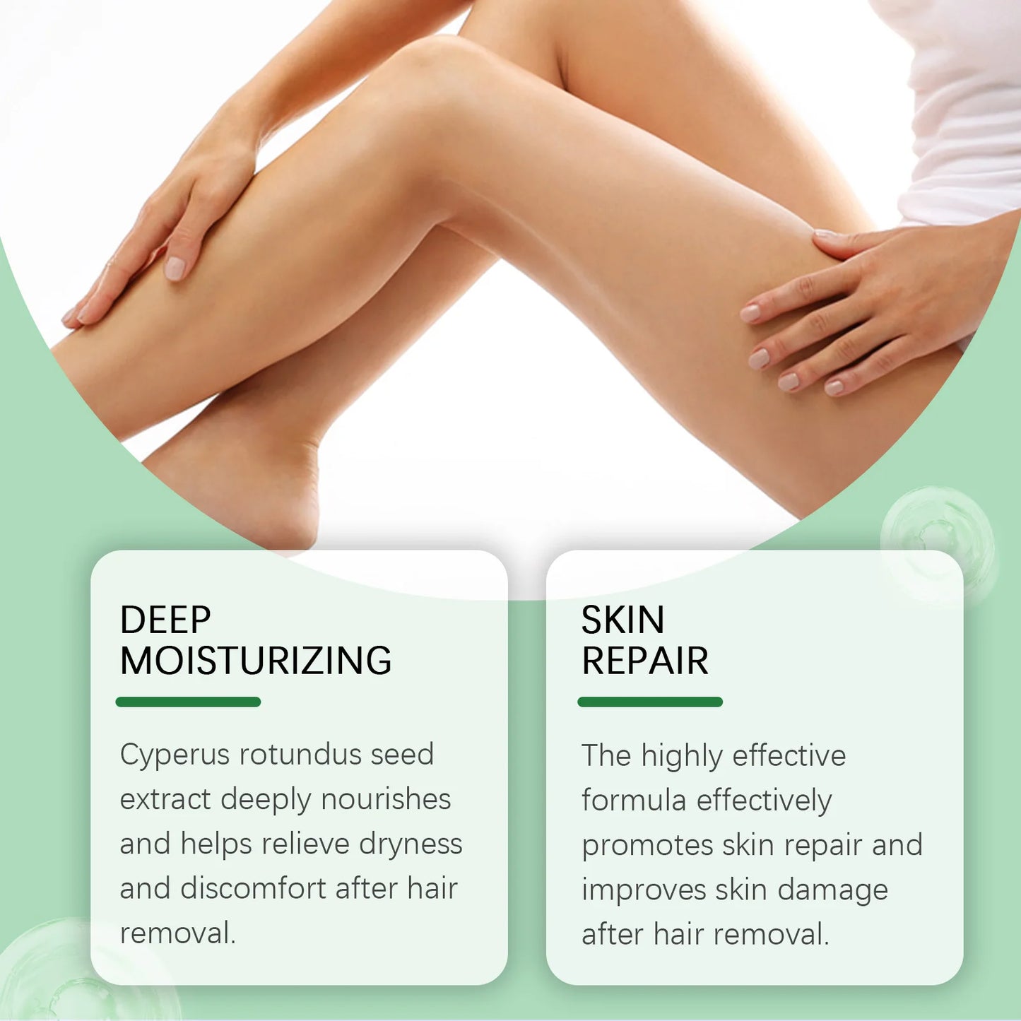 Cyperus Rotundus Hair Removal Inhibitor Cream | After Shave Hair Removal Inhibitor Peaceful Pleasures Health and Wellness