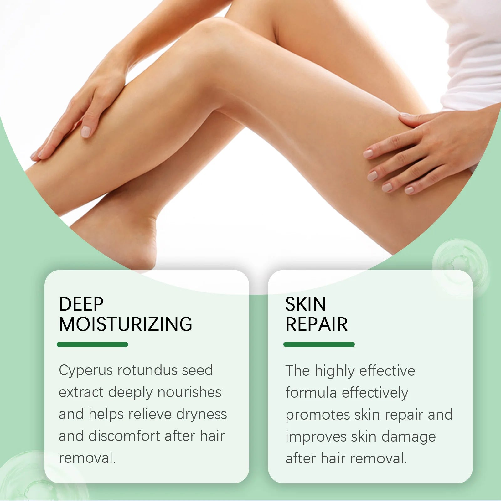 Cyperus Rotundus Hair Removal Inhibitor Cream | After Shave Hair Removal Inhibitor Peaceful Pleasures Health and Wellness