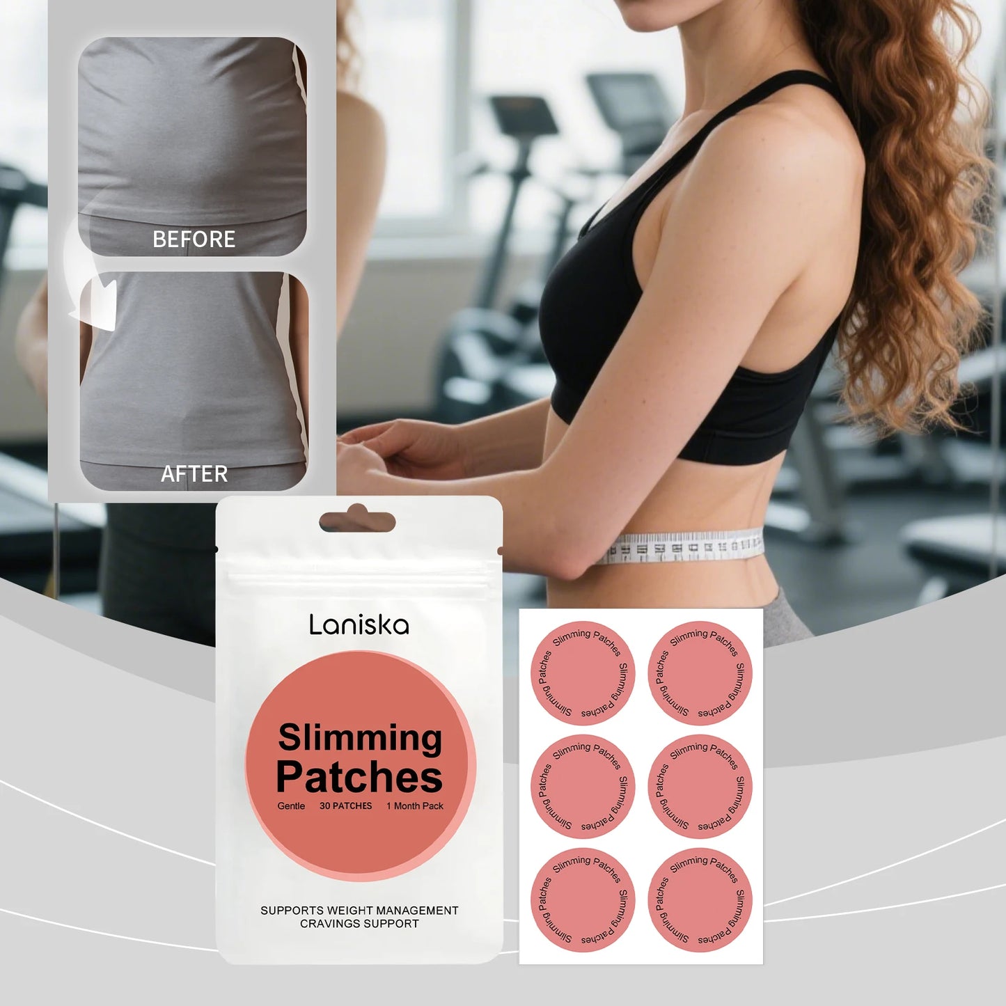 Body Firming Skin Care Patches 30-Pack | Daily Moisturizing