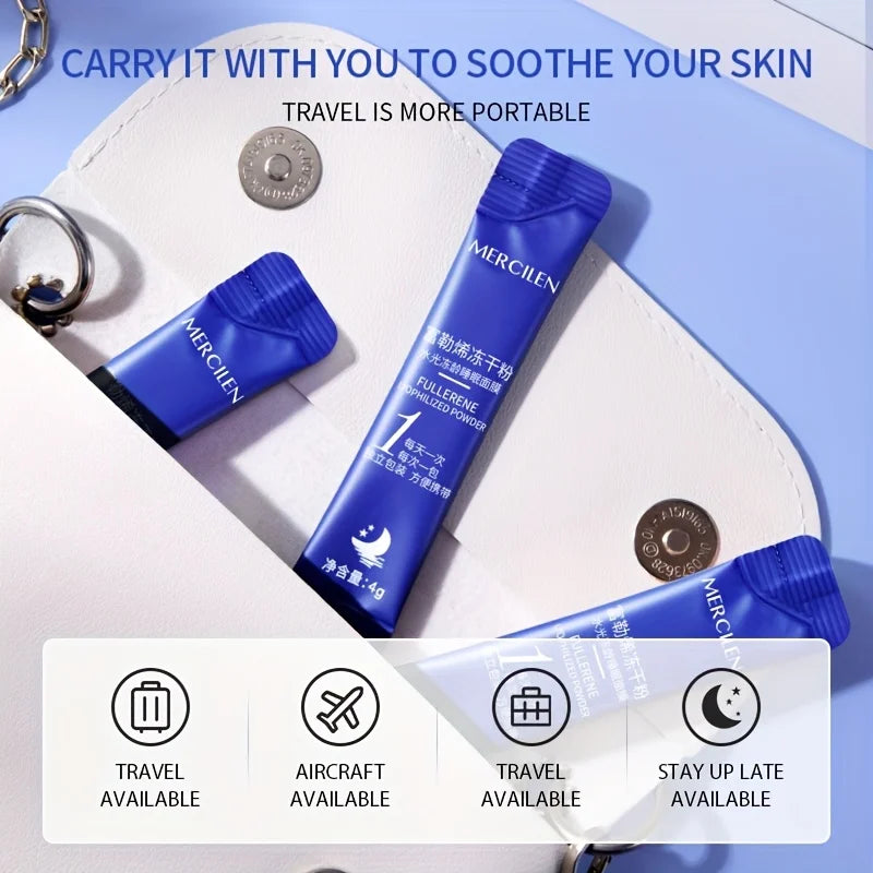 20pc Fullerene Sleeping Face Mask – Anti-Aging, Whitening & Hydration