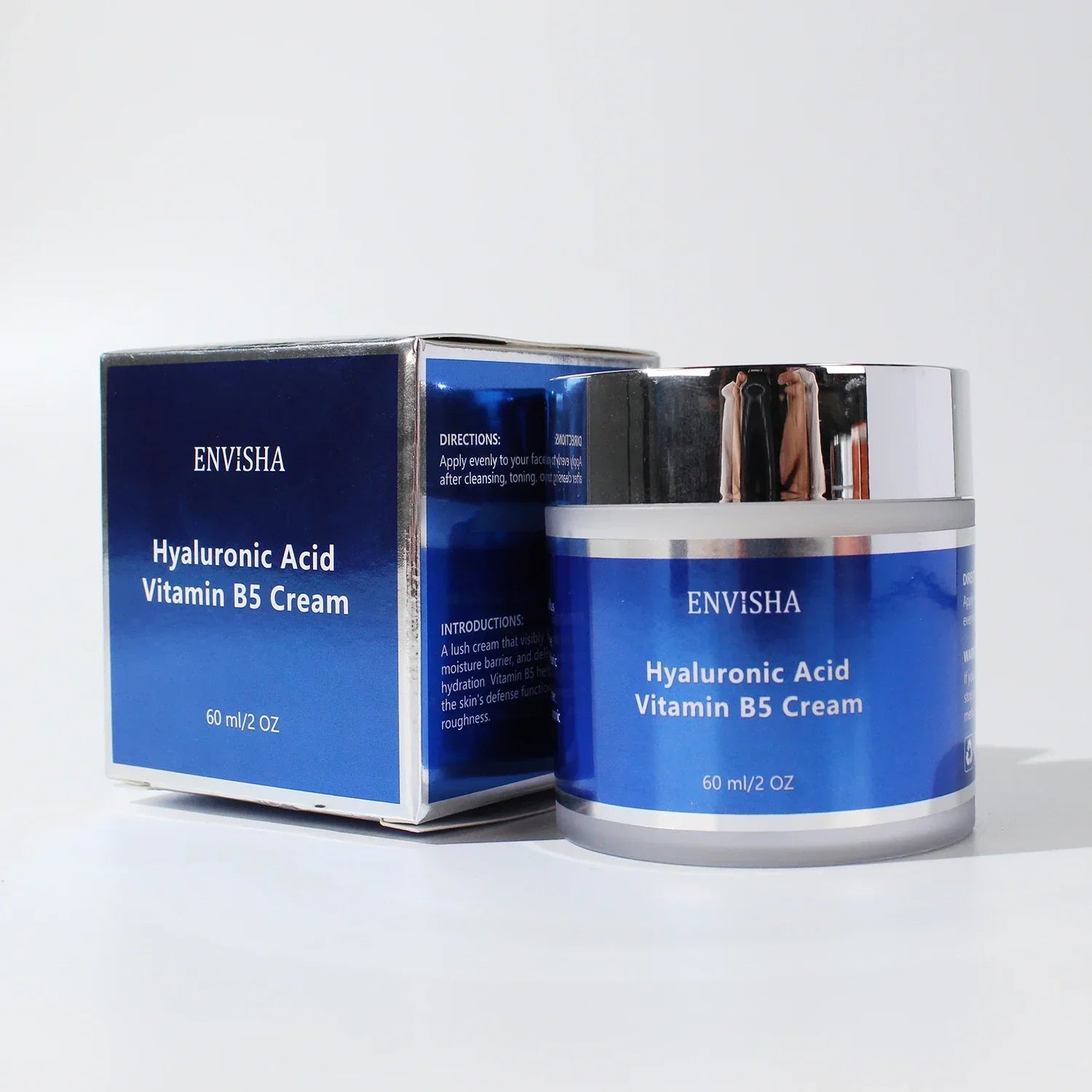 ENVISHA Face Cream – Hyaluronic Acid & Vitamin B5 60ml Face Cream Peaceful Pleasures Health and Wellness