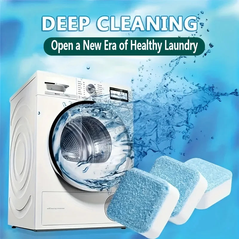 Washing Machine Cleaner Tablets 5/25/35 Count, Lemon Scent, Deep Cleaning, Dirt Remover, Clean Laundry Washer Drum and Tub Peaceful Pleasures Health and Wellness