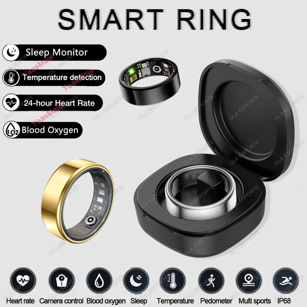 Smart Ring – Heart Rate, Sleep & Fitness Tracker | iOS & Android