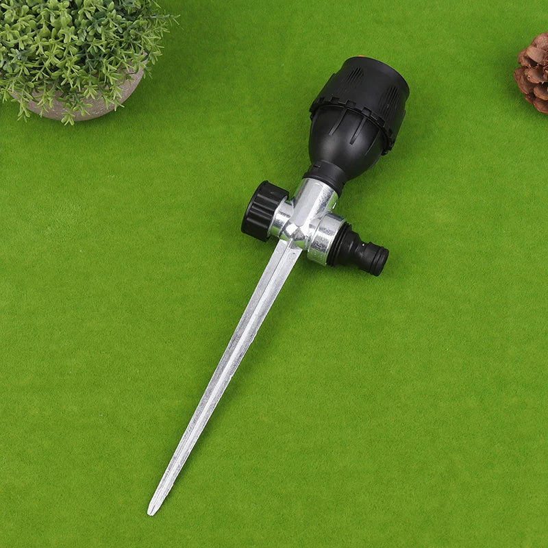 Nozzle 360 Degree Rotating Automatic Sprinkler For Garden Large Area Lawn Landscaping Agricultural Irrigation And Spraying Peaceful Pleasures Health and Wellness