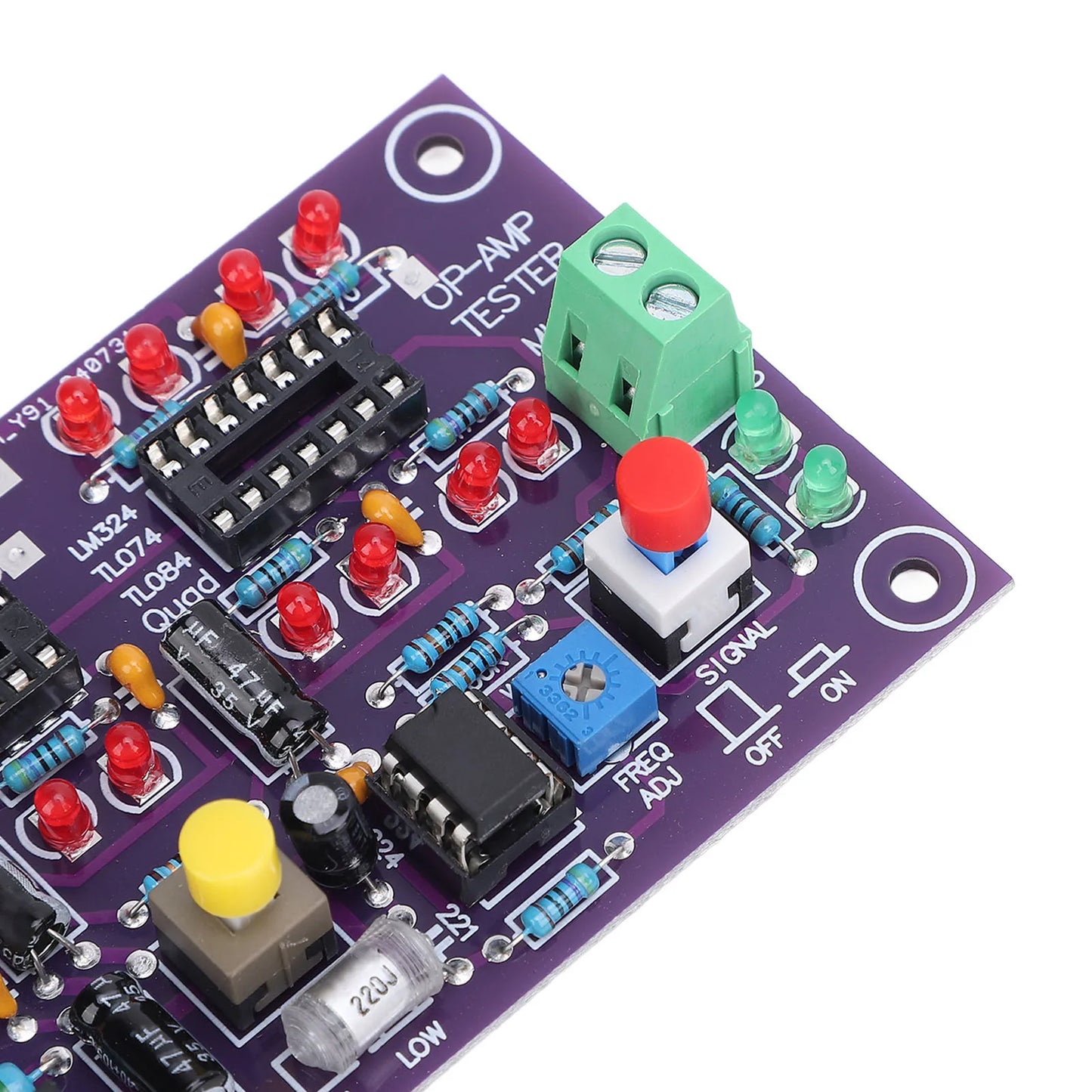 Operational Amplifier Test Board OP AMP Testing Module Single Double
