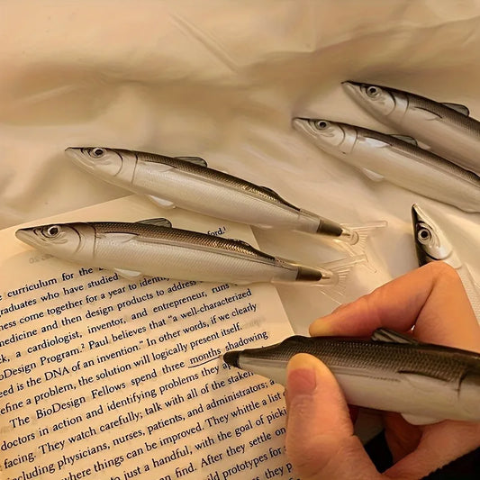 Funny Fish-Shaped Ballpoint Pens 2 Pack | Novelty Gift Set Novelty Ballpoint Pen Peaceful Pleasures Health and Wellness