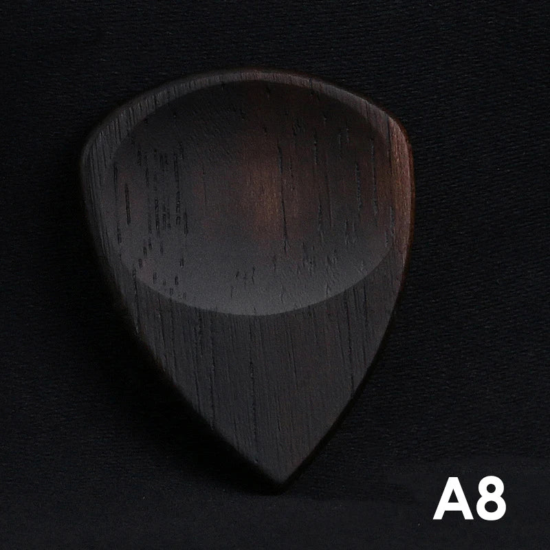 Wooden Acoustic Guitar Picks Bass Ukulele Plectrum Hearted Shape
