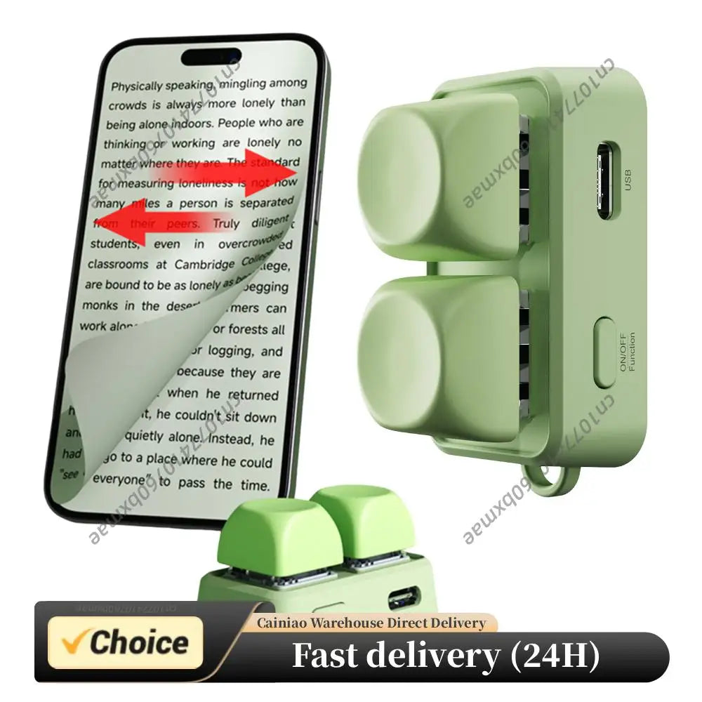 Keypad Dual Button E-book Page Turner Wireless Remote Control Keypad Dual Button Page Turner E-book Page Turner For Kobo Readers Peaceful Pleasures Health and Wellness