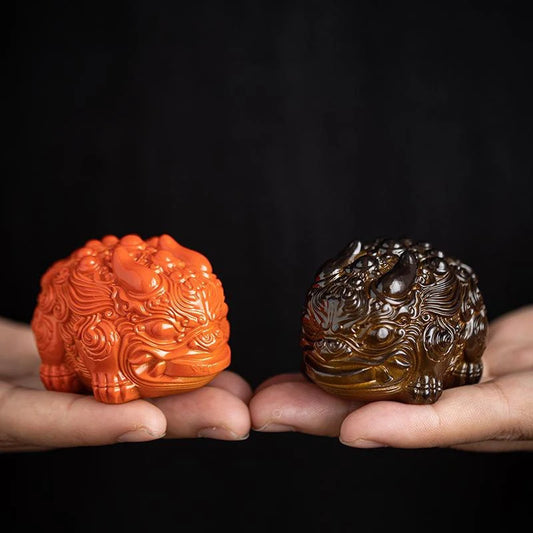 Color-changing Mini Wealure-attracting PI Xiu Tea Pet Can Be Raised with High-quality Kung Fu Tea Accessories Tabletop Ornaments Peaceful Pleasures Health and Wellness