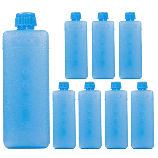 8-Pack Reusable PE Ice Packs | Long-Lasting Cooler Cooling Reusable Ice Packs Peaceful Pleasures Health and Wellness Default Title