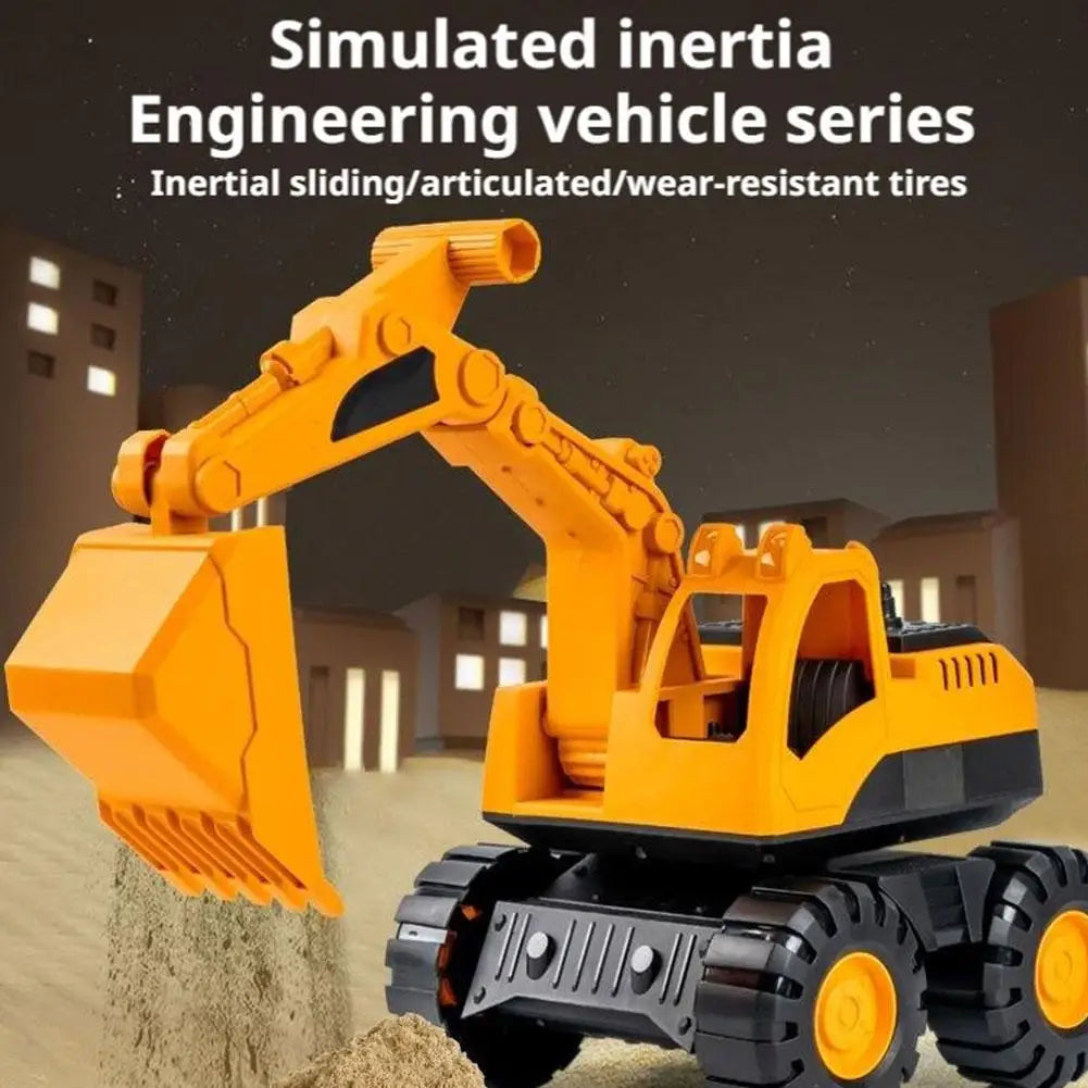 Inertial Driving Construction Truck Toy for Kids Fun Peaceful Pleasures Health and Wellness