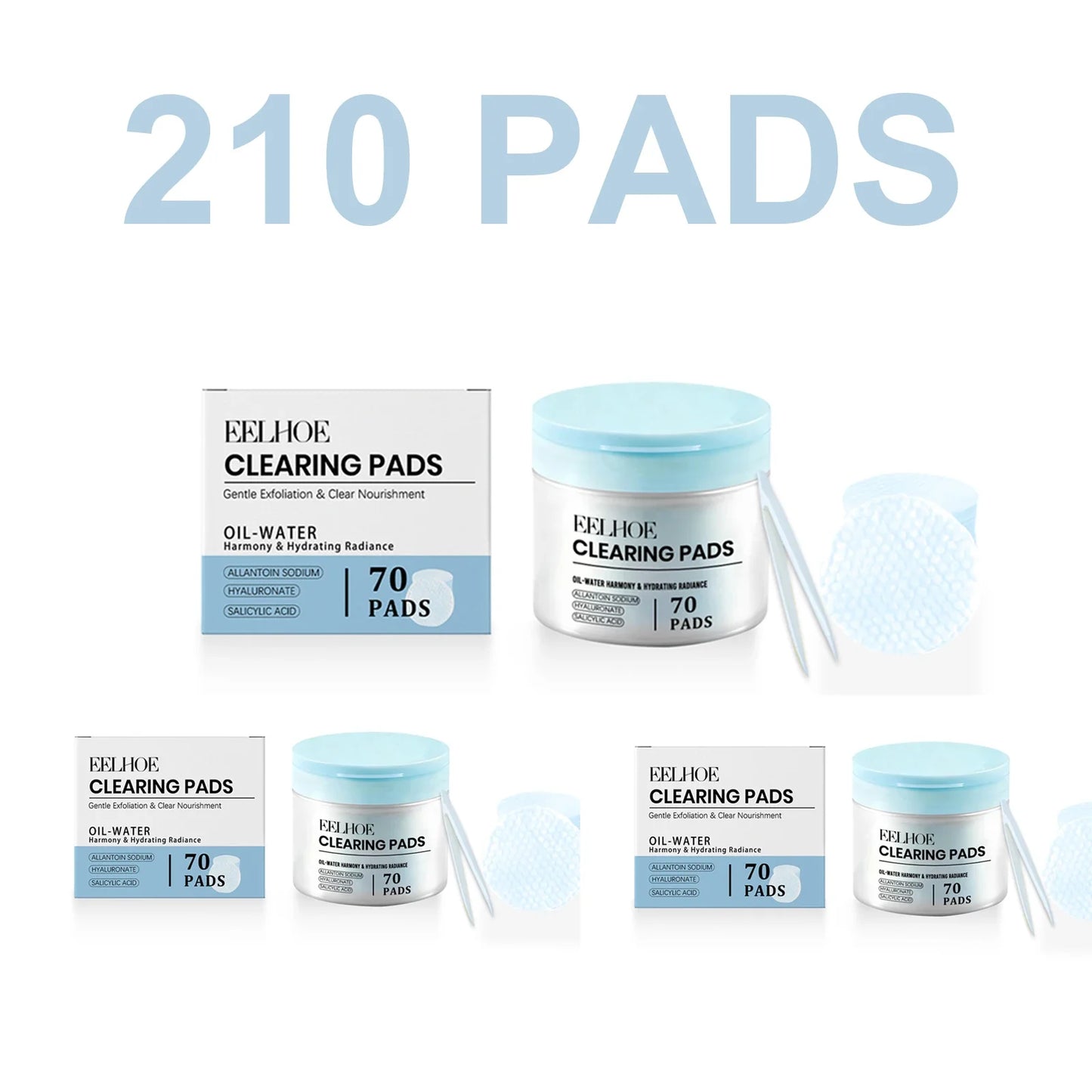 Eelhoe Salicylic Acid Clearing Pads – Exfoliating Toner Pads