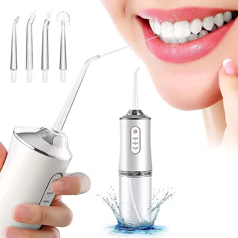 Dental Floss Portable Cordless Oral Irrigator Cleaning Water Spray Dental Flosser Cleaning Device Peaceful Pleasures Health and Wellness