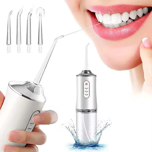 Dental Floss Portable Cordless Oral Irrigator Cleaning Water Spray Dental Flosser Cleaning Device Peaceful Pleasures Health and Wellness