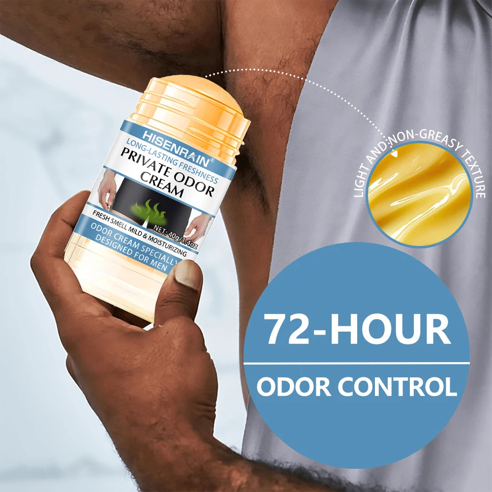 HISENRAIN Men's Natural Deodorant Stick - Underarm & Intimate Care, 72H Odor Protection, Hypoallergenic & Long-Lasting. Peaceful Pleasures Health and Wellness