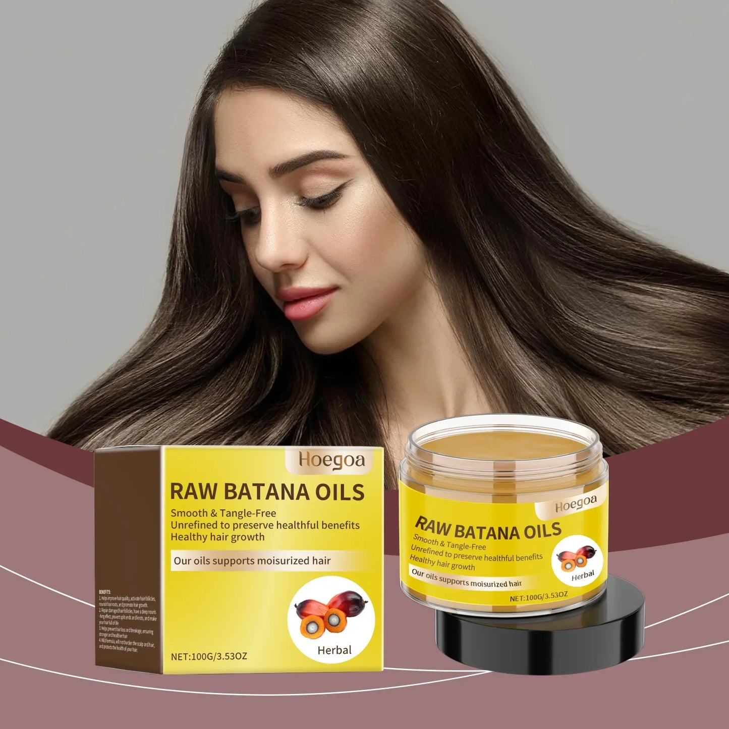 HOEGOA Batana Ginger Hair Growth Mask – Scalp Treatment 100g