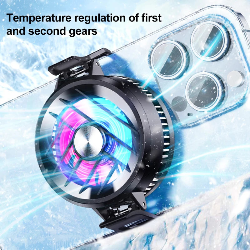 Processor Cooler For Mobile Phone Radiator Phone Cooler Fan Cell Cooling Plate Cooler Gamer For Cell Phone Cooler Cellular Fan Peaceful Pleasures Health and Wellness