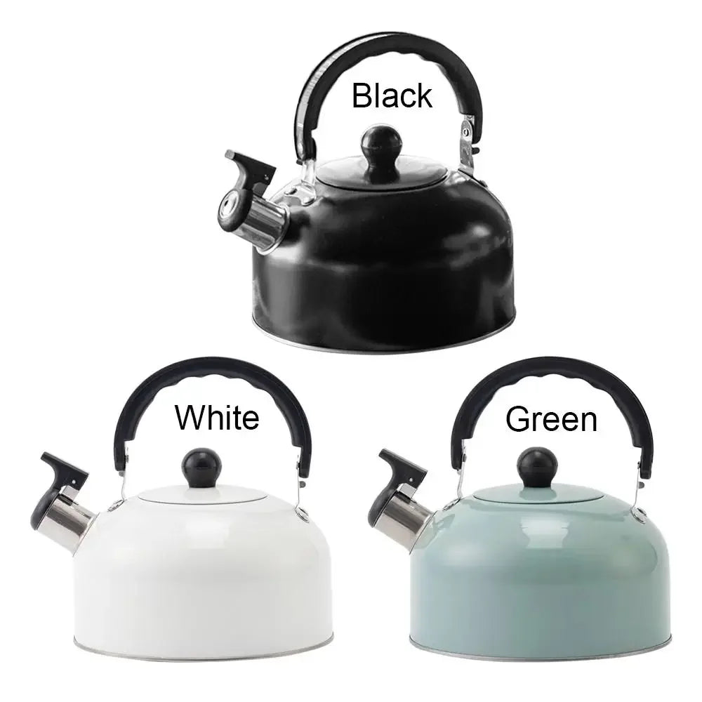 3L Home appliances Electric Stainless Steel tea water Kettle whistling Tea making coffee making Flat bottomed sounding kettle Peaceful Pleasures Health and Wellness