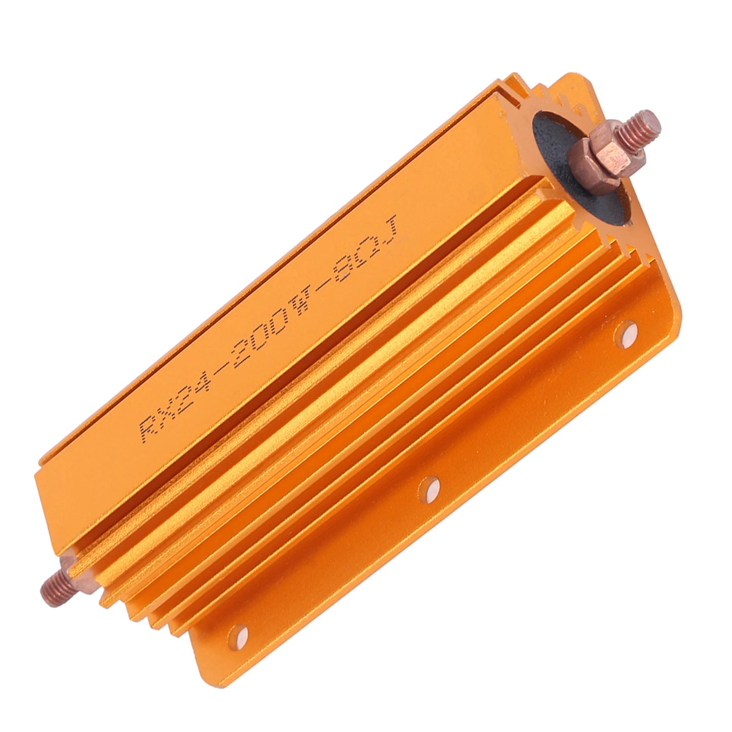 RX24 200W 8R High Power Resistor Aluminium Housing Professional Industrial Eletrical Supplies Aluminum Resistor Power Resistor Peaceful Pleasures Health and Wellness