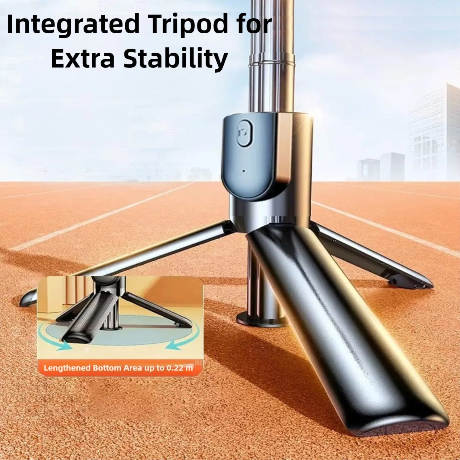 Wireless Bluetooth Selfie Stick Tripod with Remote Extendable Tripod with LED Selfie Light Detachable for Ios Android Smartphone Peaceful Pleasures Health and Wellness