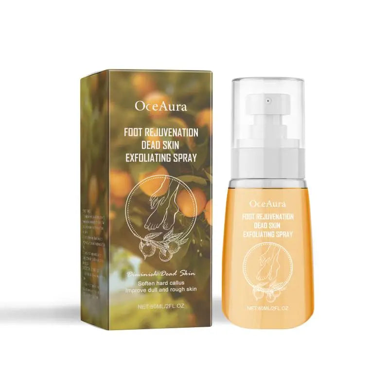 OceAura Nourishing Foot Spray Gentle Cleansing Moisturizing Pampering Heel Dry Daily Care Spray Peaceful Pleasures Health and Wellness