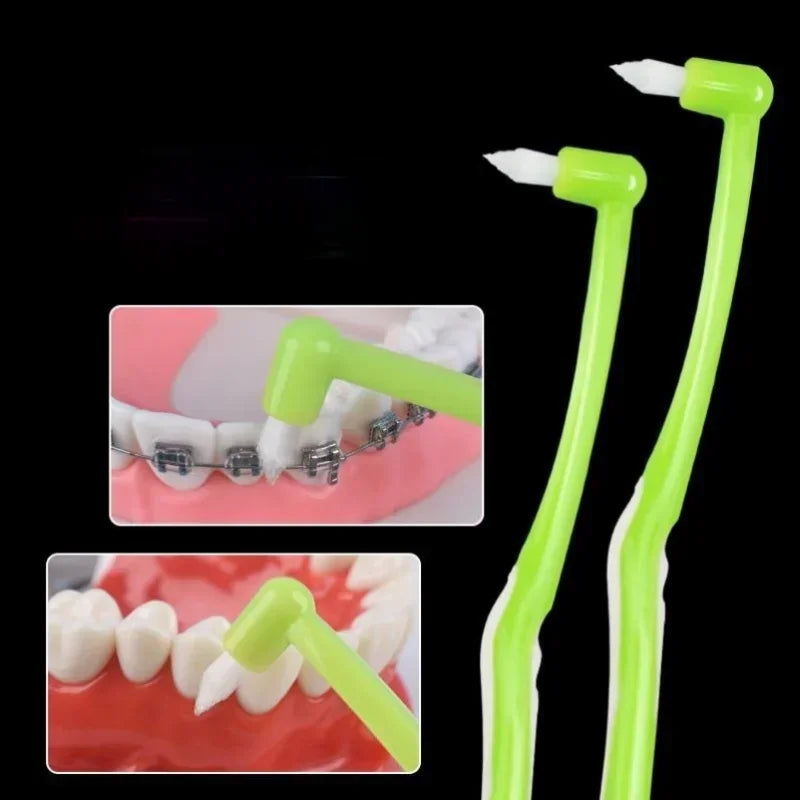 Interdental Brush Soft Bristle for Braces, Flossing & Oral Care