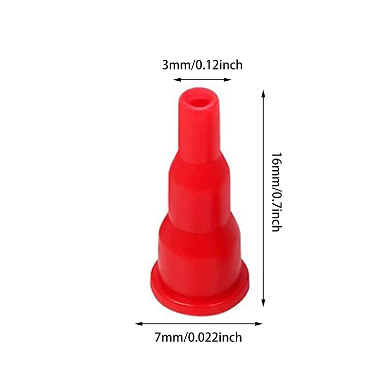 Red Black Butane Nozzle Adapter Convert Cassette Tank Into Inflatable Tank Gas Nozzle Connector Universal Refill Adapter Peaceful Pleasures Health and Wellness
