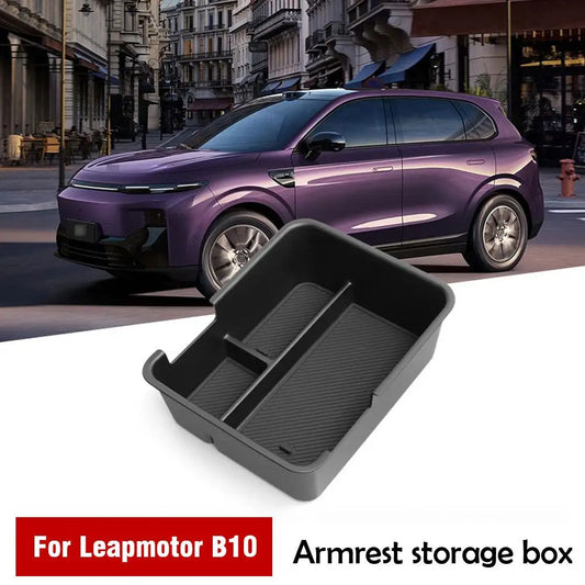 Leapmotor B10 B01 Center Console Organizer | Armrest Storage Box Console Storage Organizer Peaceful Pleasures Health and Wellness