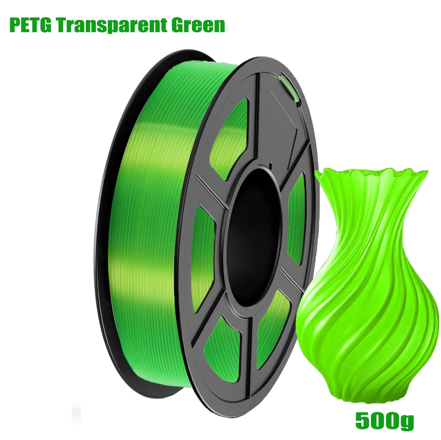 3D Maliang PETG Filament 1.75mm Translucent 600mm/s | 250g–1kg