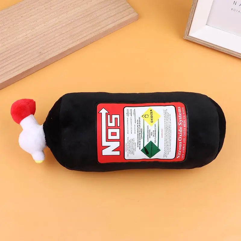 NOS Bottle Car Neck Pillow – Plush Headrest Cushion Support