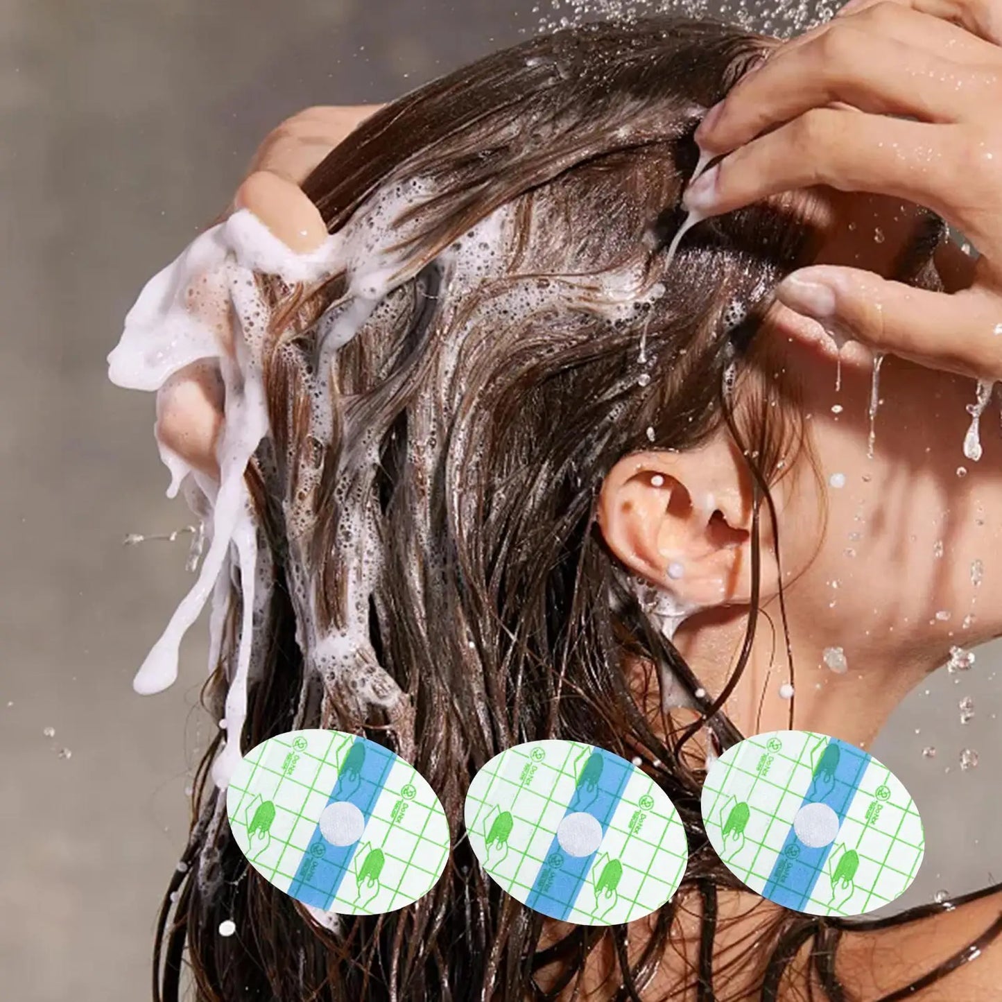 100-Pack Waterproof Ear Stickers for Baby, Kids & Adults Waterproof Ear Stickers Peaceful Pleasures Health and Wellness