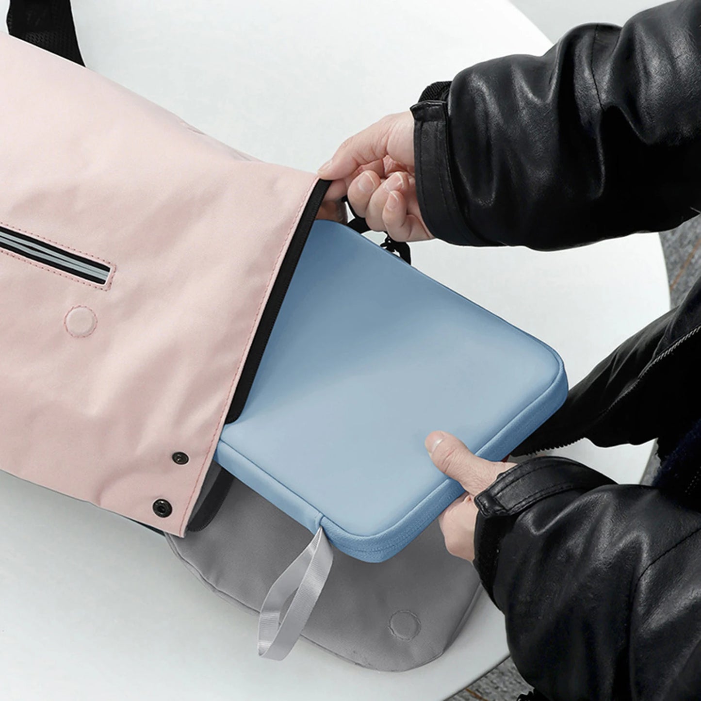 Tablet Sleeve Bag for iPad Waterproof Anti-slip Tablet iPad Sleeve for Galaxy Tab A9-Plus Peaceful Pleasures Health and Wellness