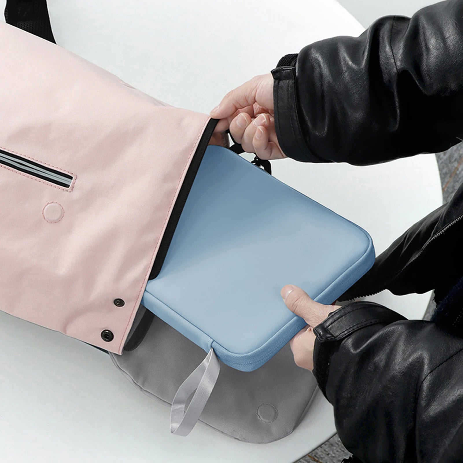 Tablet Sleeve Bag for iPad Waterproof Anti-slip Tablet iPad Sleeve for Galaxy Tab A9-Plus Peaceful Pleasures Health and Wellness