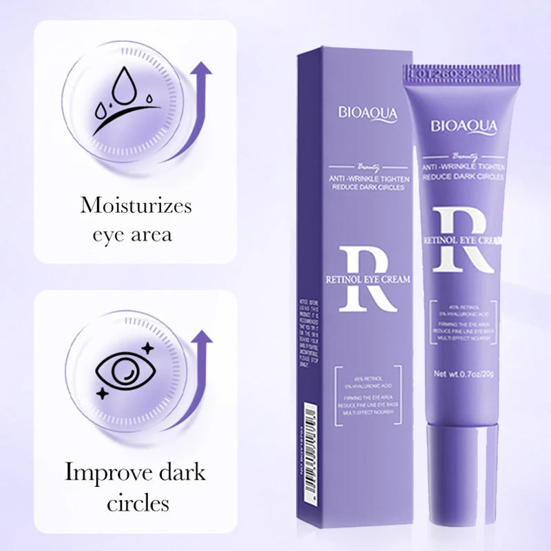 BIOAQUA Vitamin C Retinol Eye Cream – Dark Circles & Anti-Aging