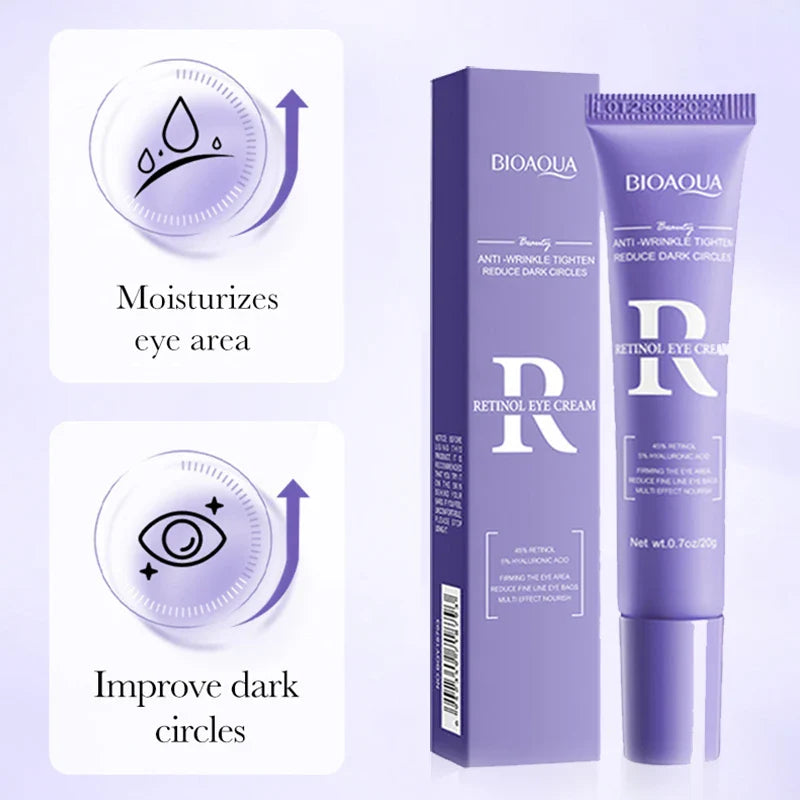 BIOAQUA Vitamin C Retinol Eye Cream – Dark Circles & Anti-Aging