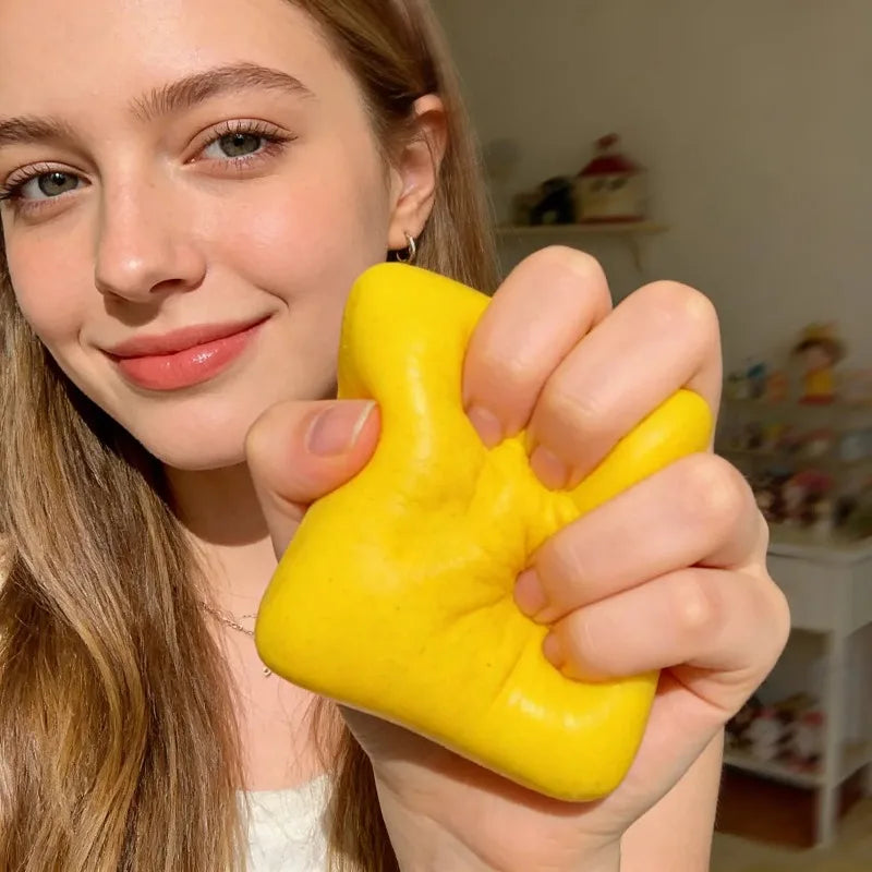 Squishy Cream Toast Slow Rising Fidget Toy | Stress Relief