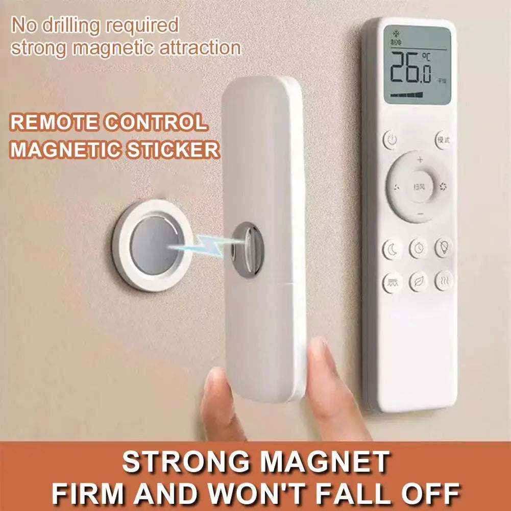 Magnetic Remote Control Wall Holder – No-Drill Mount 3/6 Pack