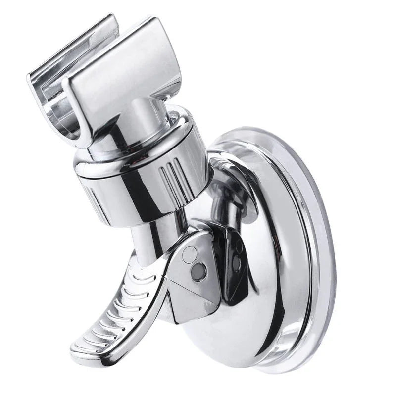 No-Drill Suction Cup Shower Head Holder | Wall Mount Bracket