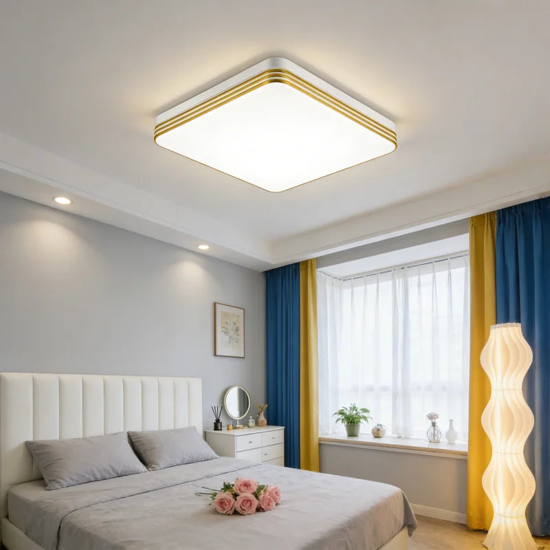 RUNTOIN 18W–48W Square LED Ceiling Panel Light 30CM | AC 110-220V