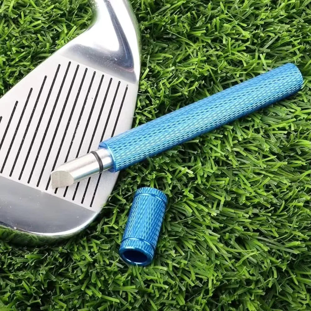 Golf Club Grooving Sharpening Tool 5 Colors Golf Groove Sharpener Wedge Club U V Type Square Regroover Blade Cleaning Tool Acces Peaceful Pleasures Health and Wellness