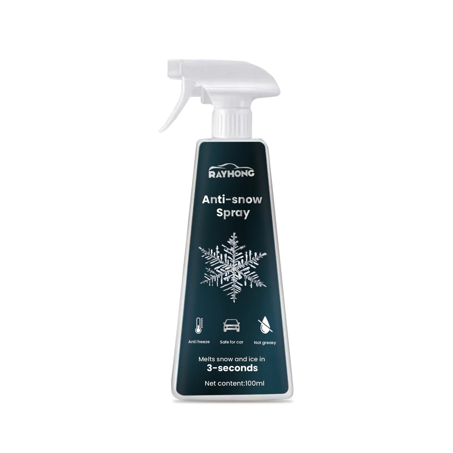 RayHong Car Ice & Snow Melt Spray – Anti-Freeze, 100ml