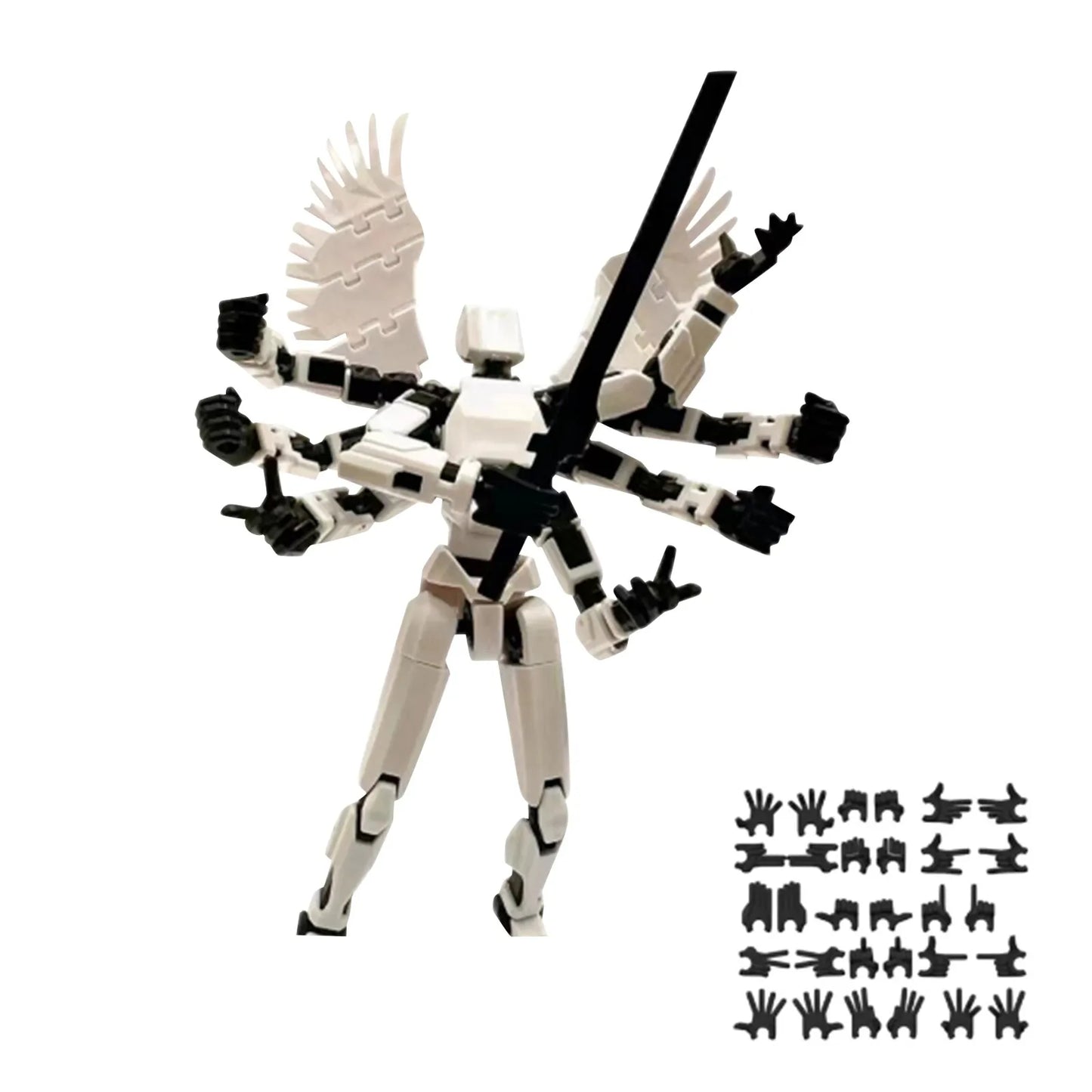 3D Printed Movable Robot Action Figure | Desktop Decoration